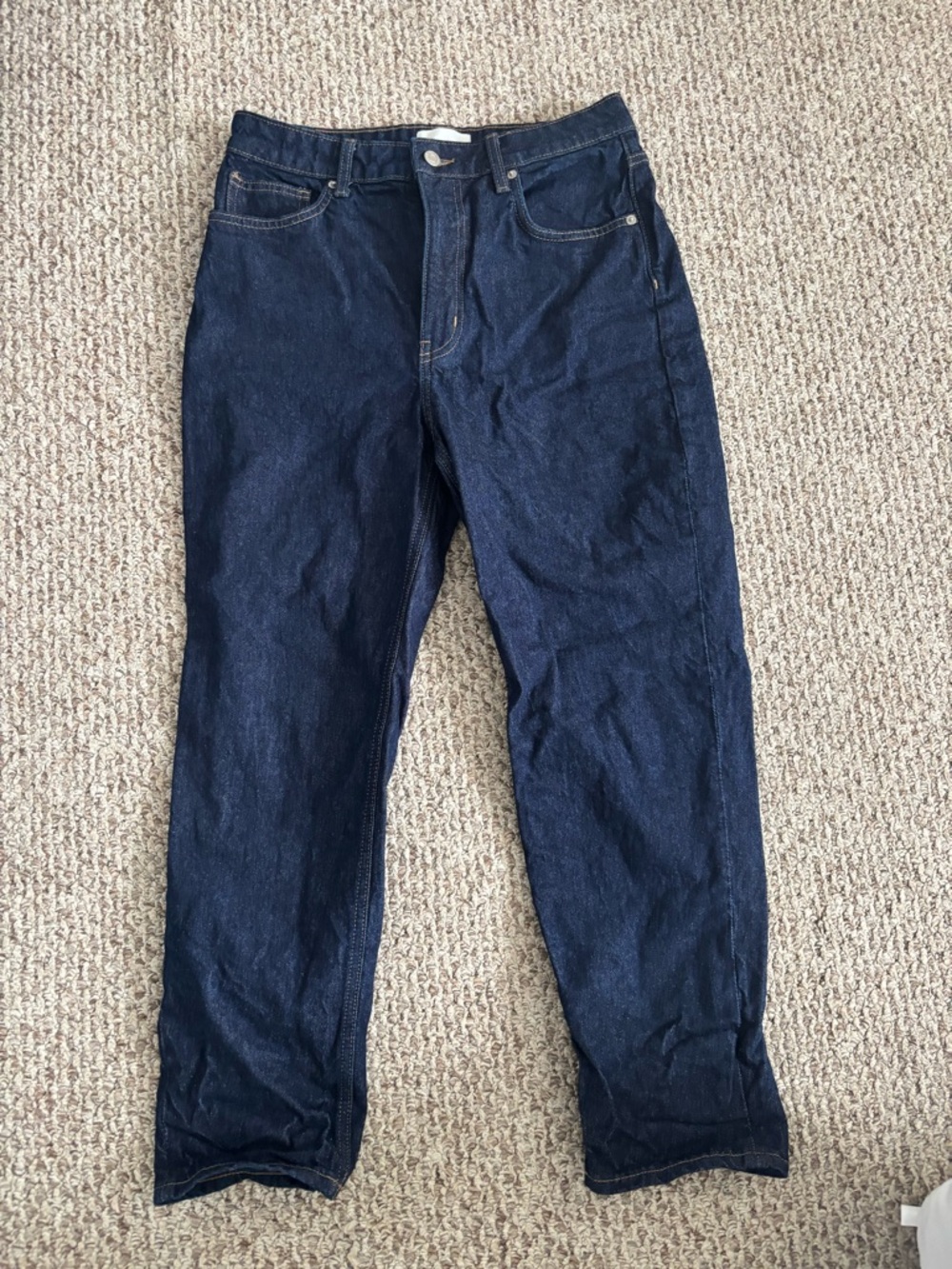 H&M Women’s Dark Blue Mom Jeans